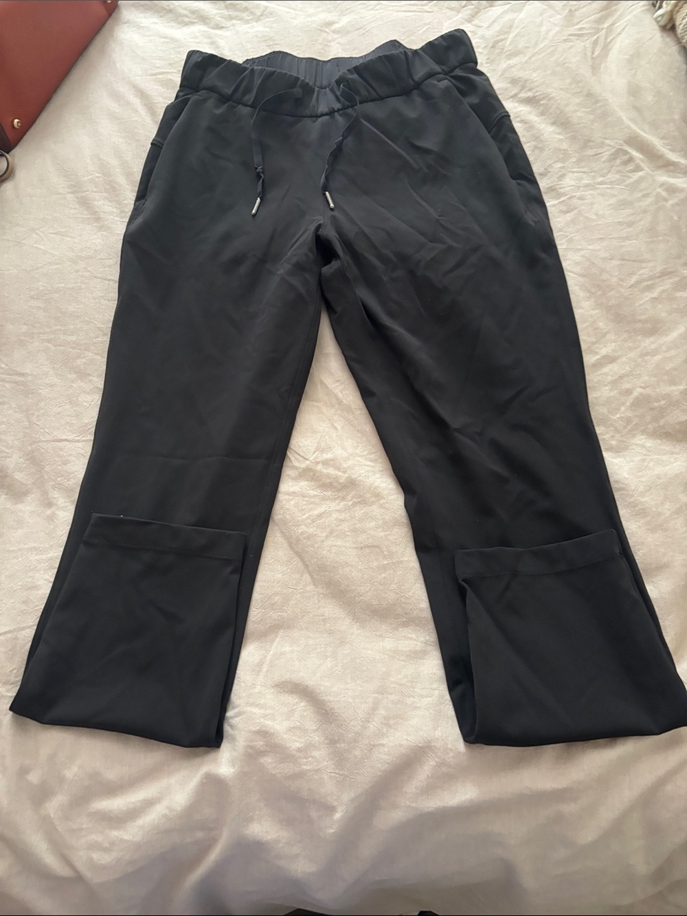 lululemon athletica Black Drawstring Track Pants
